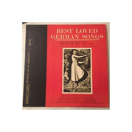 Kunz Erich ‎– Sings Best Loved German Songs By The Great Composers|VSD 2086