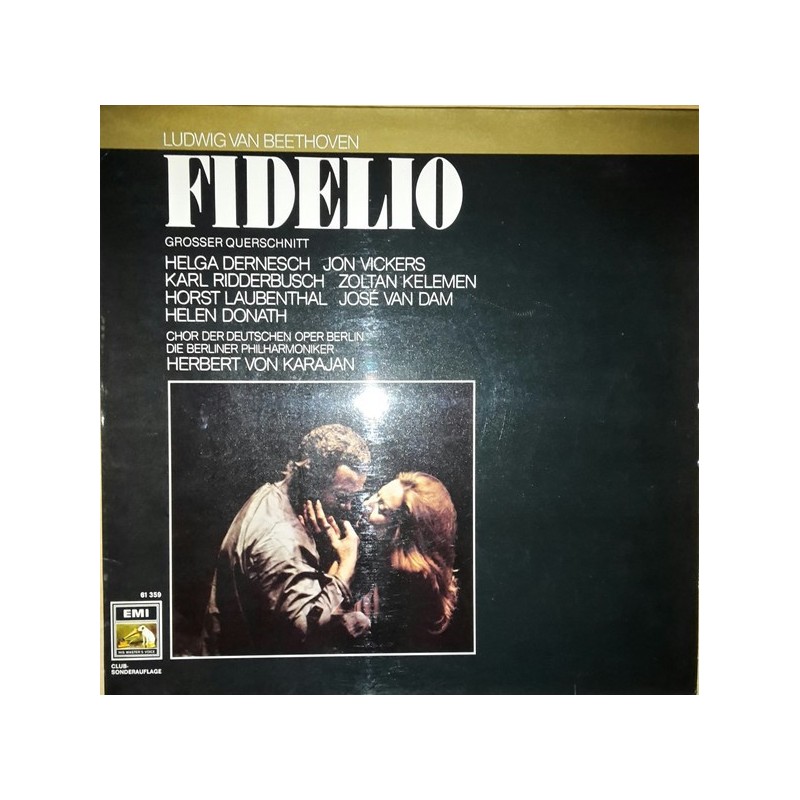 Beethoven Ludwig van ‎– Fidelio - Grosser Querschnitt- Herbert von Karajan| His Master's Voice ‎– 1C 061-02 209