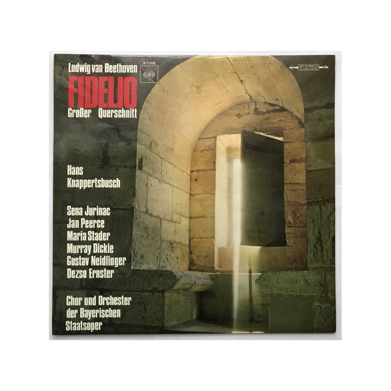 Beethoven Ludwig Van - Fidelio-Sena Jurinac, Jan Peerce....|1961    CBS ‎– S 71025