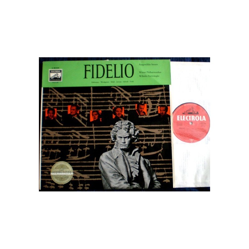 Beethoven ‎Ludwig van– Fidelio (Highlights)-Wilhelm Furtwangler|1953     Electrola ‎– E 80 038