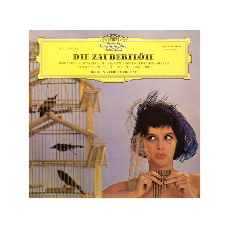 Mozart W. A. ‎– Die Zauberflöte- Lisa Otto ∙ Dietrich Fischer-Dieskau -Ferenc Fricsay |1955     DG LPEM 19 194