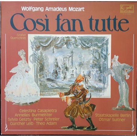 Mozart ‎Wolfgang Amadeus – Cosi fan tutte|Eurodisc ‎– 31 406 2