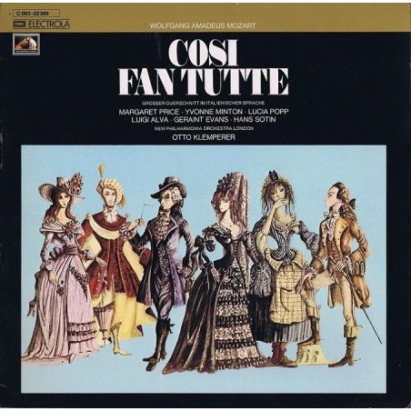 Mozart-Cosi Fan Tutti-Lucia Popp-Klemperer|EMI 1C 037-02368