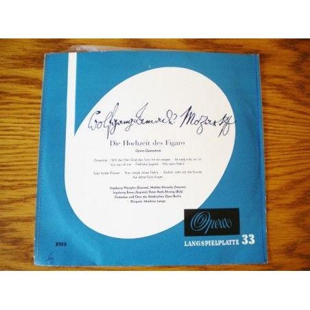 Mozart-Die Hochzeit des Figaro-Mathieu Lange...| Opera 3105,