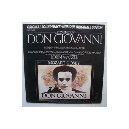 Mozart‎– Don Giovanni - Lorin Maazel and Orchestra and Chorus Of The Paris Opera- Highlights,|1979   CBS 73888
