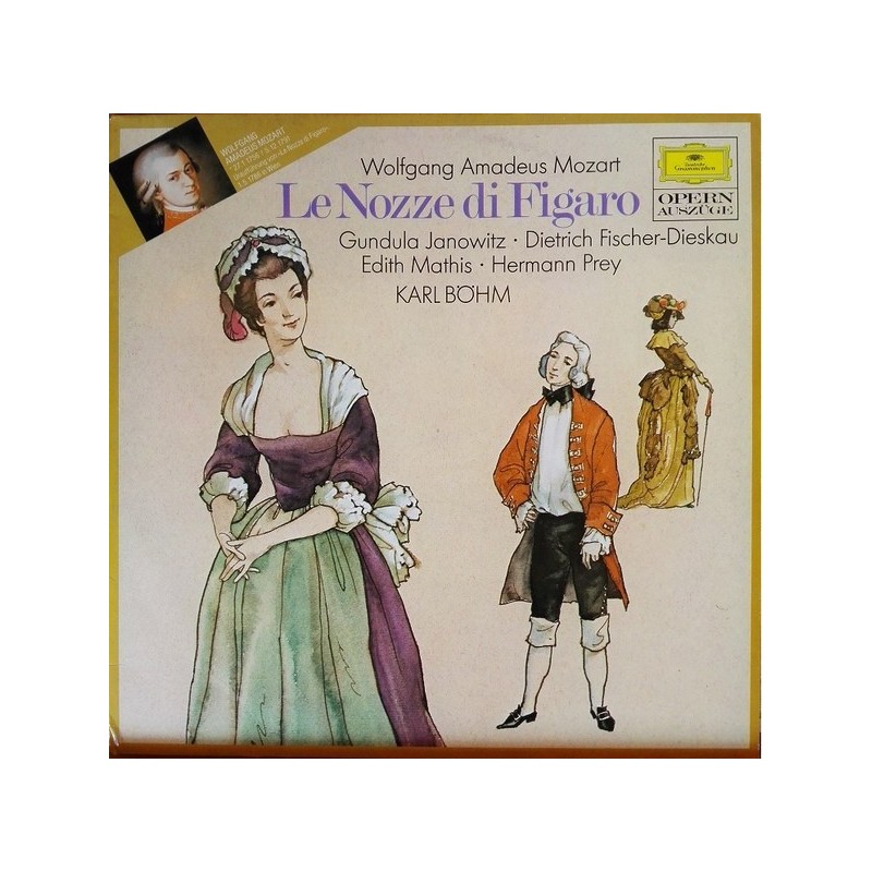Mozart Wolfgang Amadeus-Le Nozze Di Figaro - Karl Böhm |DG ‎– 2537 023