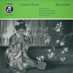 Callas Maria -Puccini  – Eines Tages sehn wir....|Columbia ‎– C 50 154