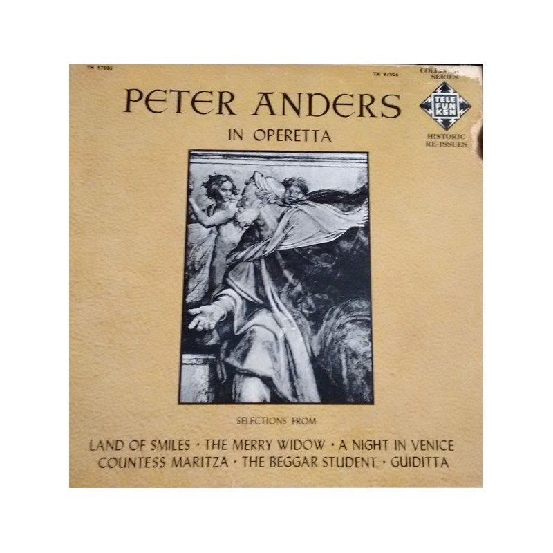 Anders Peter  ‎– In Operetta|Telefunken ‎– TH 97006