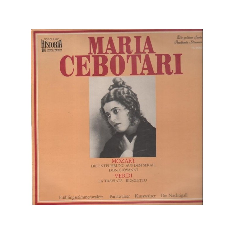 Cebotari Maria- Die goldene Serie- Berühmte Stimmen|TC 9060