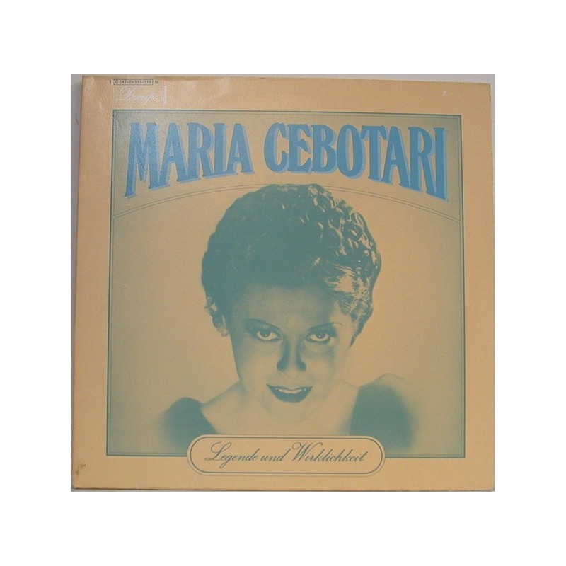 Cebotari Maria – Das Maria Cebotari Album (Legende Und Wirklichkeit)|Dacapo – 1C 147-29 118/119 Cebotari Maria – Das Maria Cebotari Album (Legende Und Wirklichkeit)|Dacapo – 1C 147-29 118/119