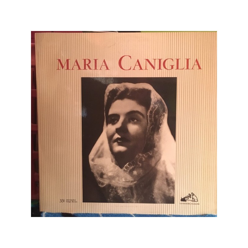 Caniglia Maria ‎– Maria Caniglia|1958     La Voce Del Padrone ‎– QALP 10210