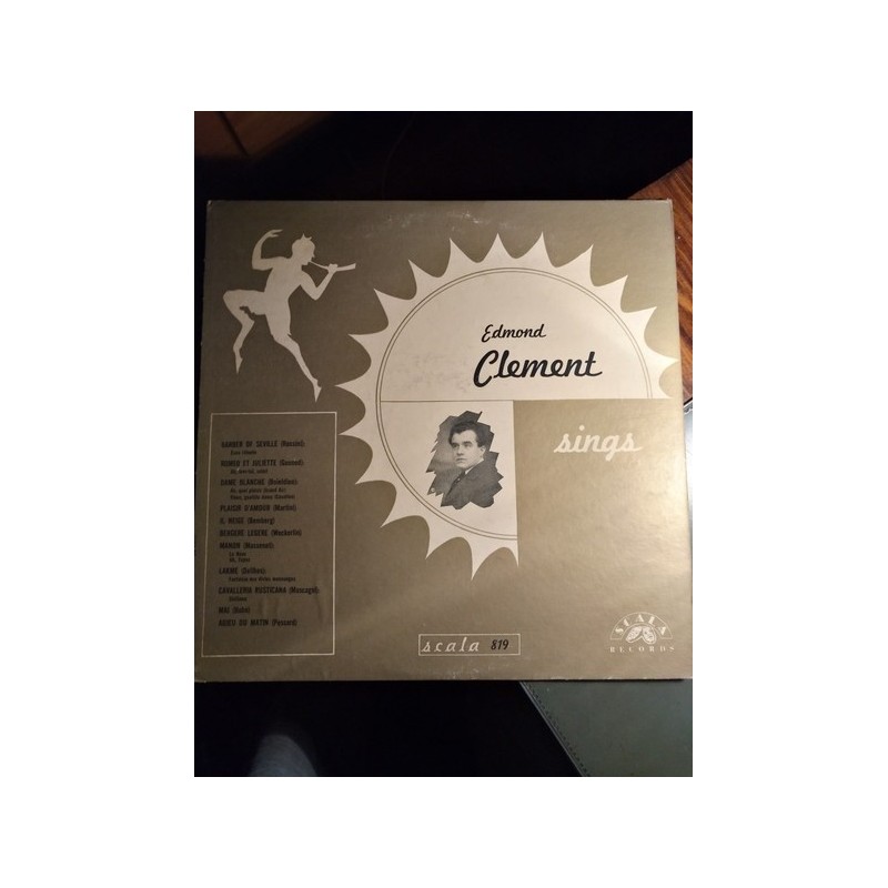 Clement Edmond ‎– Sings|Scala Records‎– 819