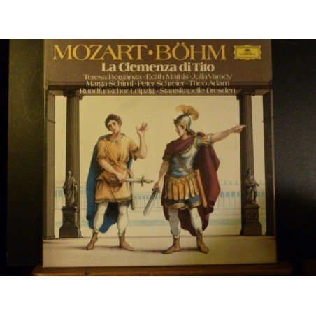 Mozart ‎– La Clemenza Di Tito -Böhm-Teresa Berganza-Edith Mathis...Rundfunkchor Leipzig|1979   DG– 2740 208-3LP-Box