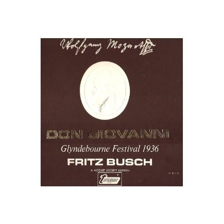 Mozart – Don Giovanni-Fritz Busch -‎ Glyndebourne Festival| 1936    Turnabout ‎– TV 4117 - 19-3LP-Box
