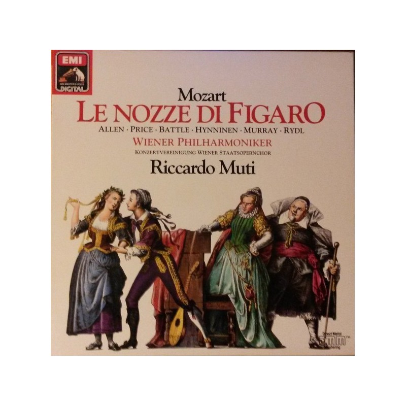 Mozart ‎– Le Nozze Di Figaro-Margaret Price-Kathleen Battle - Kurt Rydl- Riccardo Muti |1987    EMI Digital ‎– 27 0576 3-3LP-Box