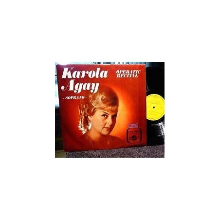 Agay Karola- Operatic Recitals| QUALITON LPX 11432