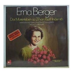 Berger Erna-   Das Marienleben von Paul Hindemith |BASF 10 22504-6
