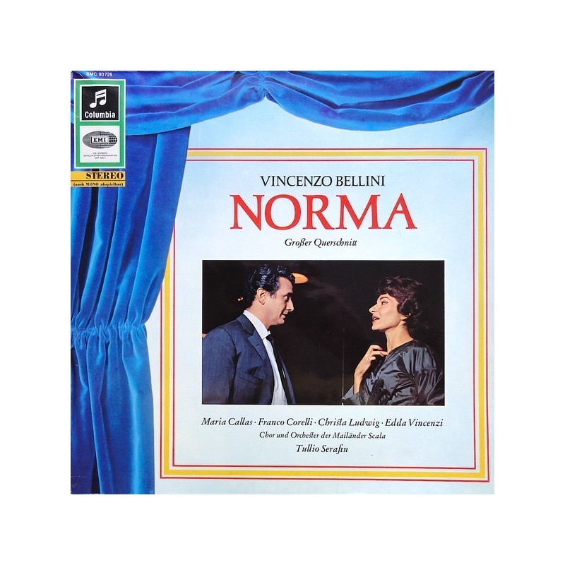 Bellini Vincenzo -Norma- Maria Callas-Franco Corelli-Christa Ludwig-Serafin |Columbia ‎– SMC 80729