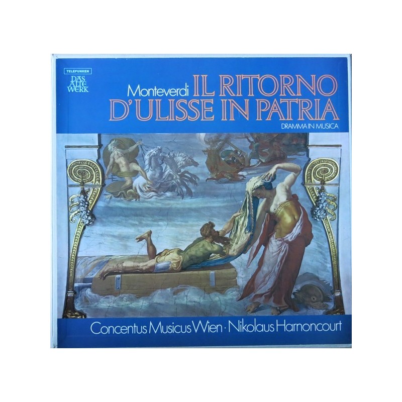 Monteverdi- Concentus Musicus Wien · Harnoncourt ‎– Il Ritorno D'Ulisse In Patria|1971    Telefunken ‎– SKB-T 23/1-4-4LP-Box