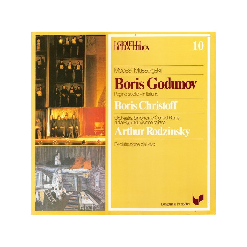 Mussorgskij‎ Modest – Boris Godunov  -Boris Christoff-Arthur Rodzinsky  |1980   Longanesi Periodici ‎– GML - 10