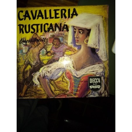 Mascagni‎– Cavalleria Rusticana - Monaco-Ghione|Decca PLX 35004-10´´Vinyl