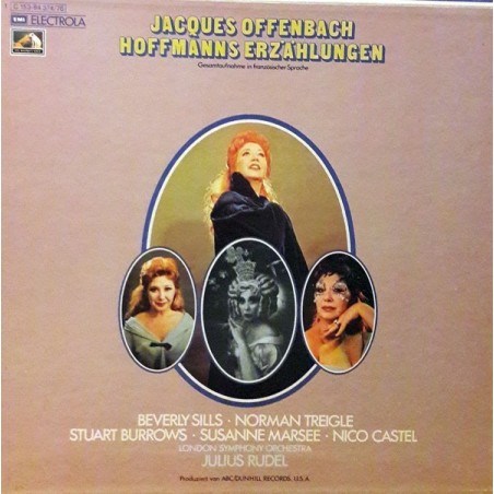 Offenbach Jacques ‎– Hoffmanns Erzählungen|EMI ‎– 1C 153-94 374/76-3LP Box