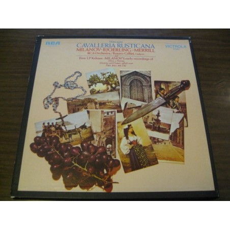 Mascagni‎– Cavalleria Rusticana- Bjoerling-Merrill,  Renato Cellini   |1971   RCA Victrola ‎– VIC-6044