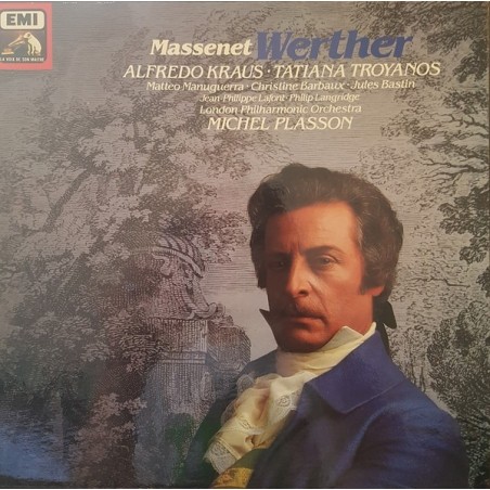Massenet‎– Werther- Alfredo Kraus ‧Michel Plasson|1980   EMI ‎–157-03704/6- LP Box