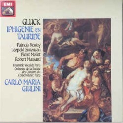 Gluck‎– Iphigenie En Tauride- Patricia Neway- Leopold Simoneau-Pierre Mollet-Carlo Maria Giulini |HMV  ‎– 1C 137 1731713