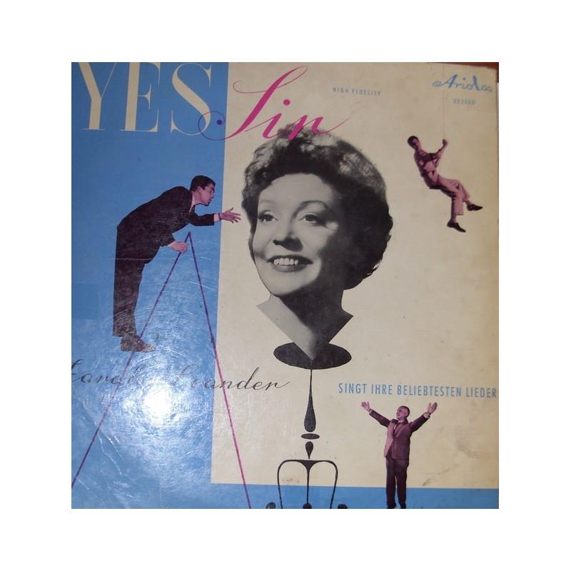 Leander Zarah– Yes, Sir! -singt Ihre beliebtesten Lieder|Ariola – 33 253 G-10´´ Vinyl Leander Zarah– Yes, Sir! -singt Ihre beliebtesten Lieder|Ariola – 33 253 G-10´´ Vinyl