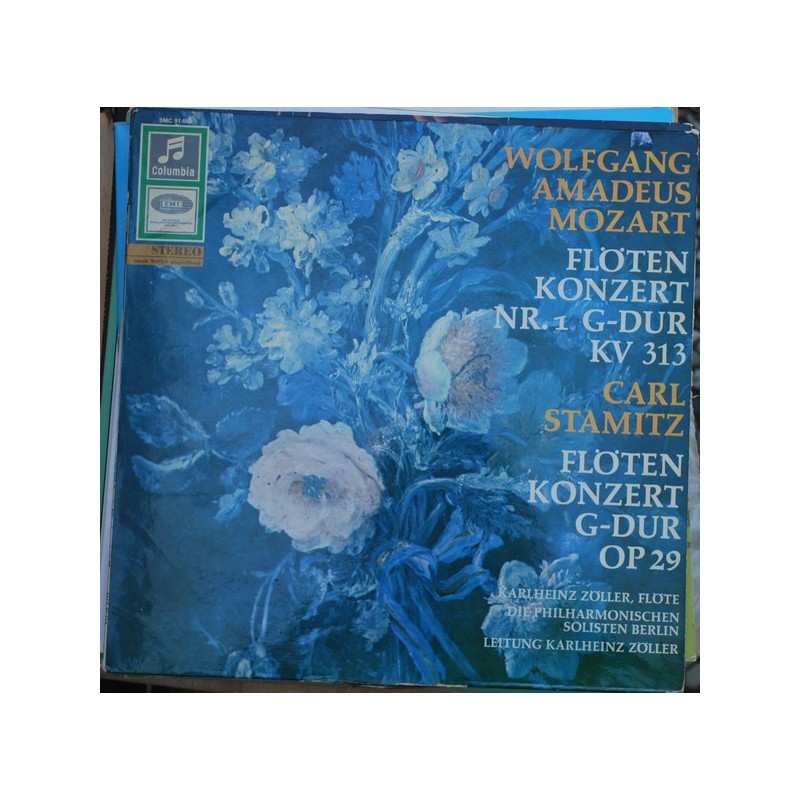 Mozart Wolfgang Amadeus-Flötenkonzert in G-Dur Op. 29 ‎– Flötenkonzert in Nr. 1 G-Dur KV 313 -Carl Stamitz |EMI ‎– SMC 91 468