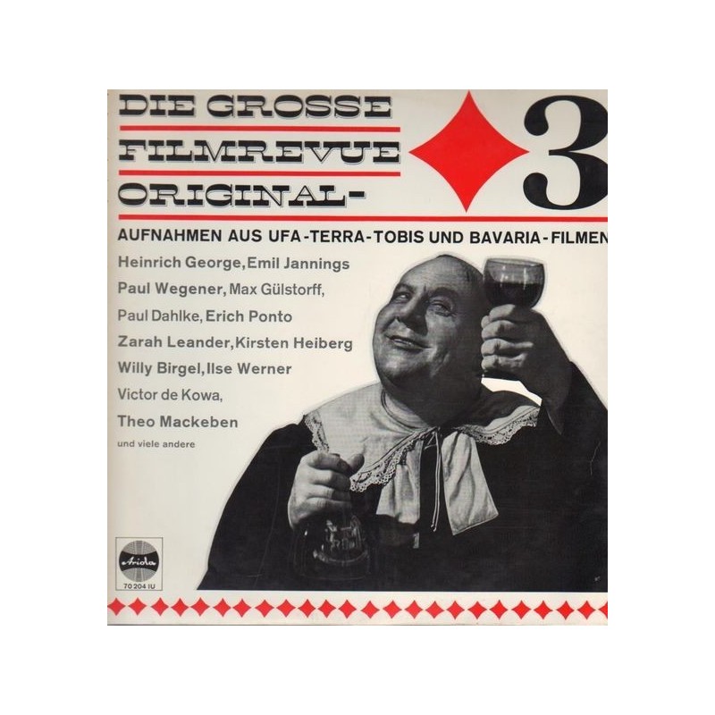 Various-Die grosse Filmrevue - Original - 3|Ariola / 31 787 Various-Die grosse Filmrevue - Original - 3|Ariola / 31 787