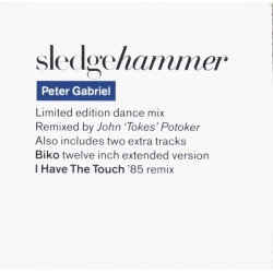 Gabriel ‎ Peter – Sledgehammer |1986     Virgin ‎– 608 038-Maxi-Single