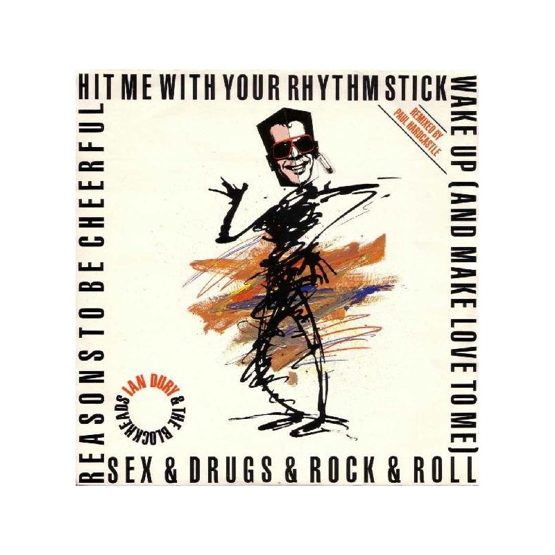 Dury Ian & The Blockheads – Hit me with your Rhythm Stick |1984 Stiff Records 6.20446 -Maxi-Single- Dury Ian & The Blockheads – Hit me with your Rhythm Stick |1984 Stiff Records 6.20446 -Maxi-Single-