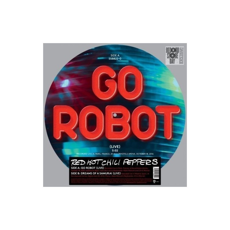 Red Hot Chili Peppers ‎– Go Robot|2017   Warner – 5439-19600-9-Maxi-Single- Picture Disc