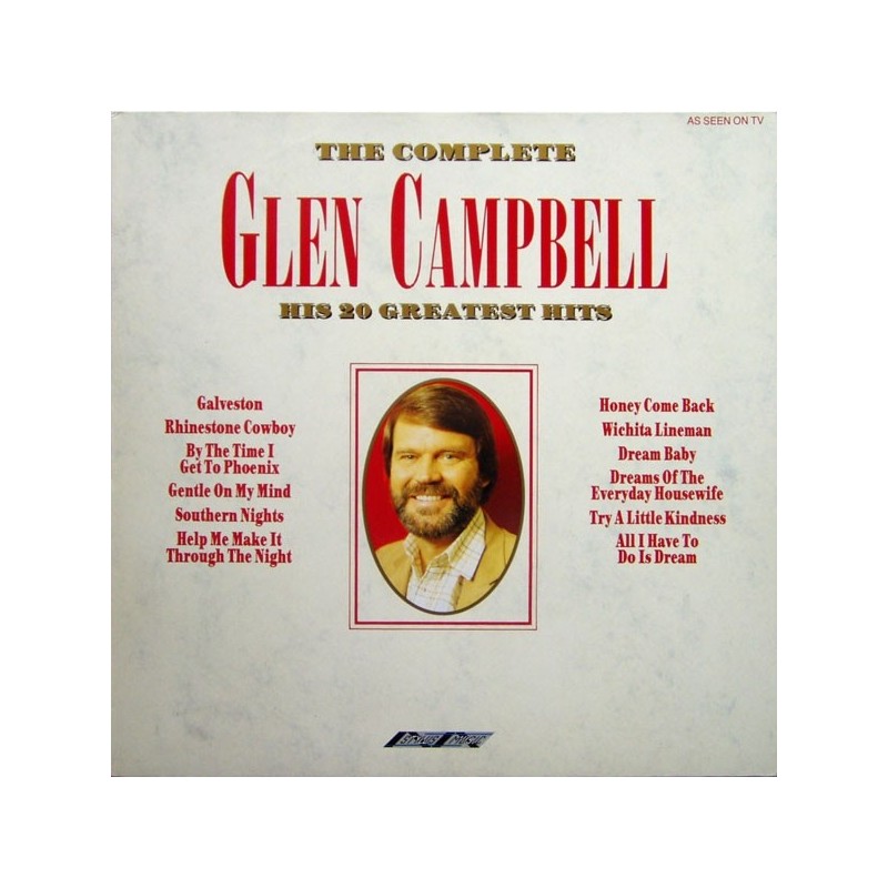 Campbell Glen ‎– The Complete Glen Campbell &8211 His 20 Greatest Hits|1989  Stylus Music ‎– SMR 979