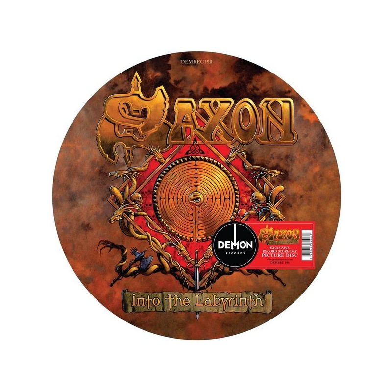 Saxon ‎– Into The Labyrinth|2017   Demon Records ‎– DEMREC 190-Lim. Ed.Picture Disc