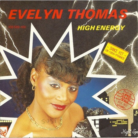 Thomas ‎Evelyn – High Energy|1984    Ariola ‎– 106 589-Single
