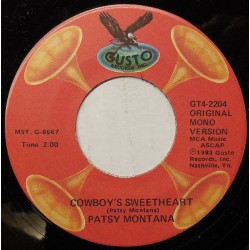 Montana ‎Patsy – Cowboy's Sweetheart|Gusto Records – GT4-2204-Single