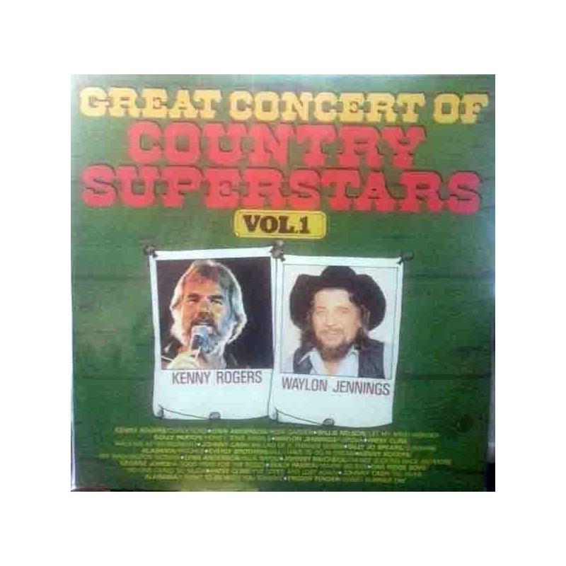 Various – Great Concert Of Country Superstars Vol. 1|Masters – MA 010186/1 Various – Great Concert Of Country Superstars Vol. 1|Masters – MA 010186/1