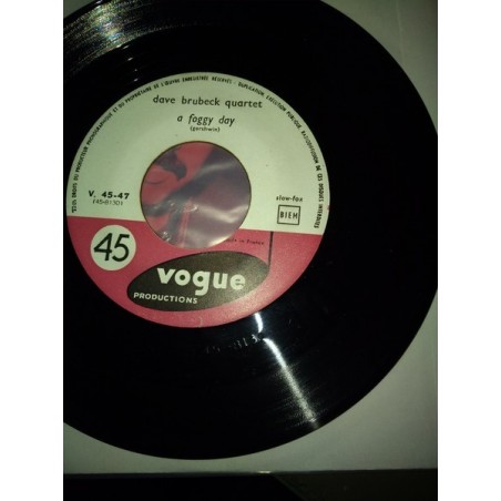 Brubeck  Dave Quartet  The‎– A Foggy Day / Lyons Busy (Theme)|vogue V.45-47-Single