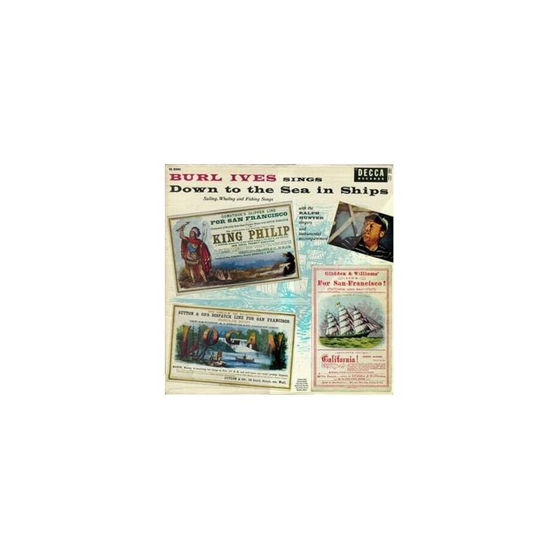 Ives Burl With Ralph Hunter Singers – Sings Down To The Sea In Ships|1956 Teldec 6.22118 Ives Burl With Ralph Hunter Singers – Sings Down To The Sea In Ships|1956 Teldec 6.22118