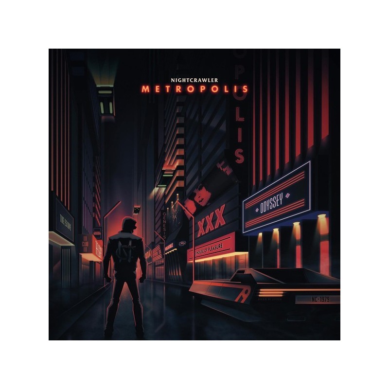 Nightcrawler ‎– Metropolis|2017    Electronic Purification Records ‎– Wave 002-red Vinyl