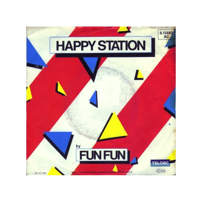 Fun Fun ‎– Happy Station|1984    TELDEC ‎– 6.13 882-Single