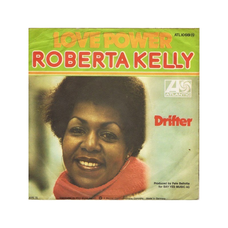 Kelly ‎Roberta – Love Power|1975      Atlantic ‎– ATL 10 661-Single