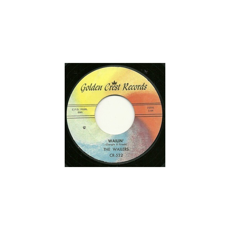 Wailers The ‎– Shanghied / Wailin'|1959     Golden Crest ‎– CR-532-Single