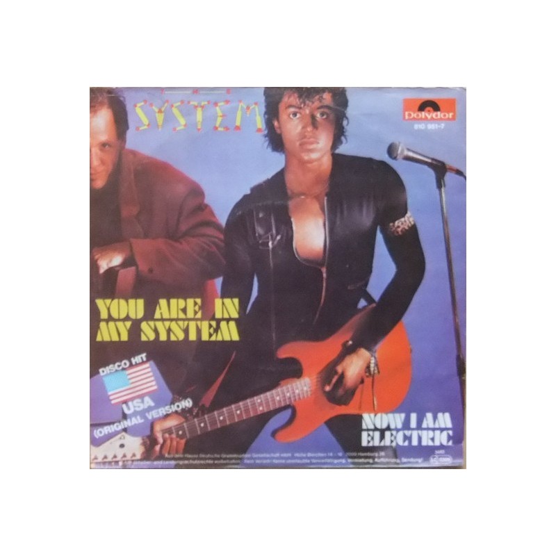 System The ‎– You Are In My System|1983     Polydor ‎– 810 951-7-Single