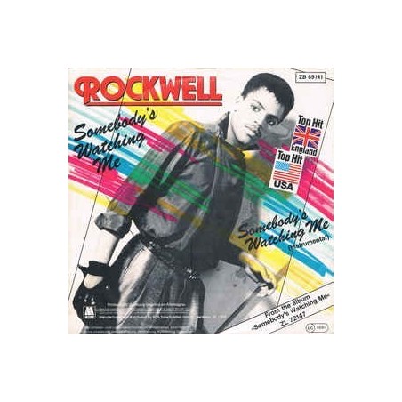 Rockwell ‎– Somebody's Watching Me|1984    Motown ‎– ZB 69141-Single
