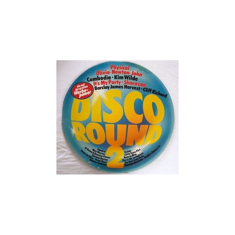 Various ‎– Disco Round 2|1982    EMI ‎– 1C 086-78 077-Round Sleeve