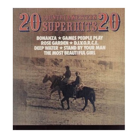 Various ‎– 20 Country & Western Superhits | 1976 CBS ‎– 81 428